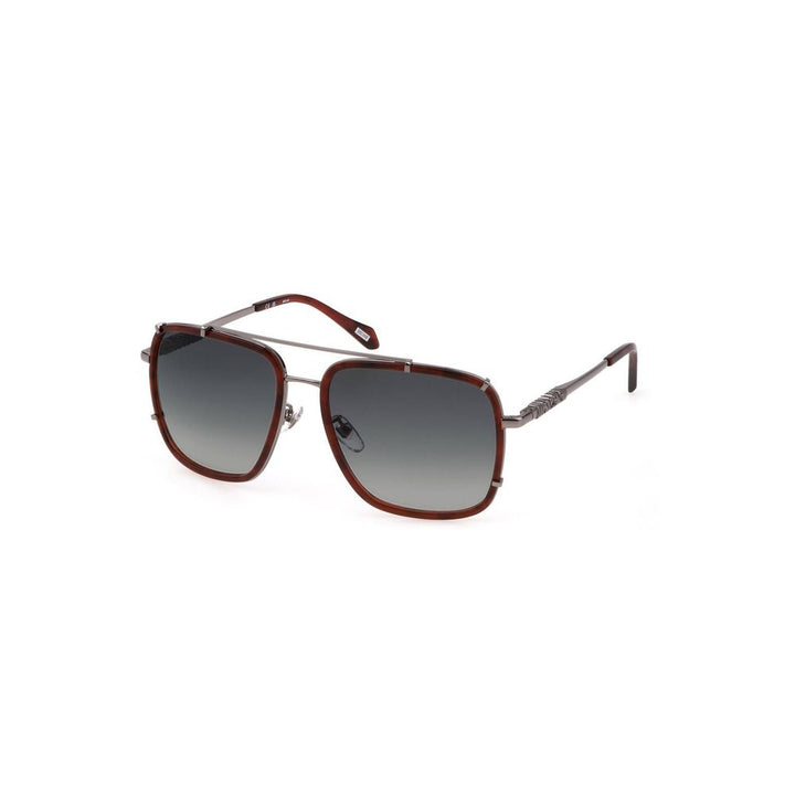 Brown Metal Sunglasses