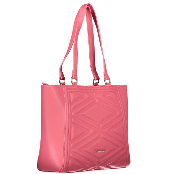 Pink Polyethylene Handbag