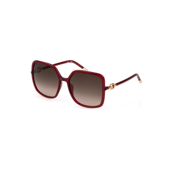 Red Polycarbonate Sunglasses