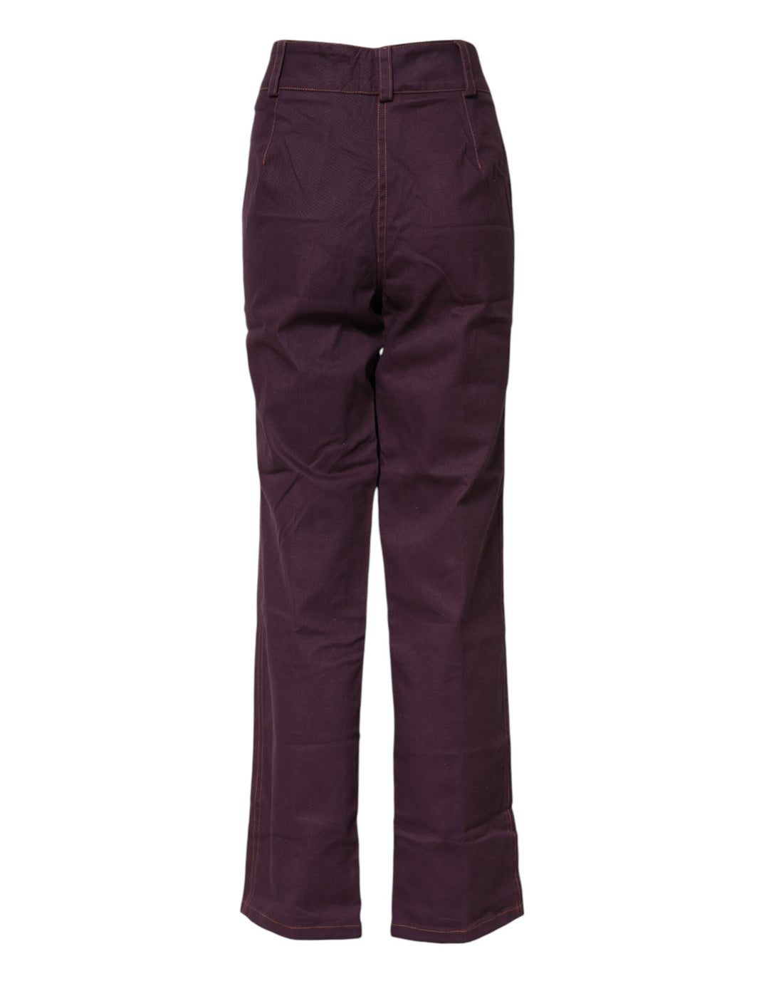 Purple High Waisted Tapered Pants
