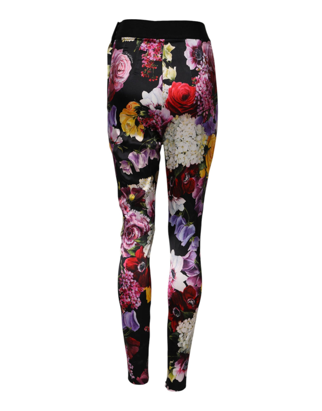 Multicolor Floral Legging Stretch Waist Pants