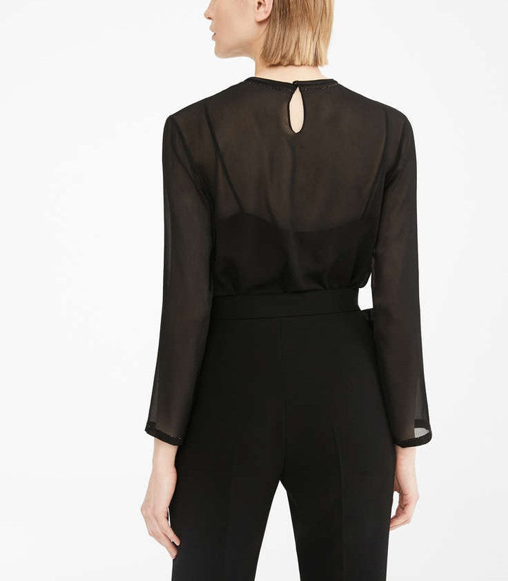 MAX MARA Ferrera semi transparent shirt-3