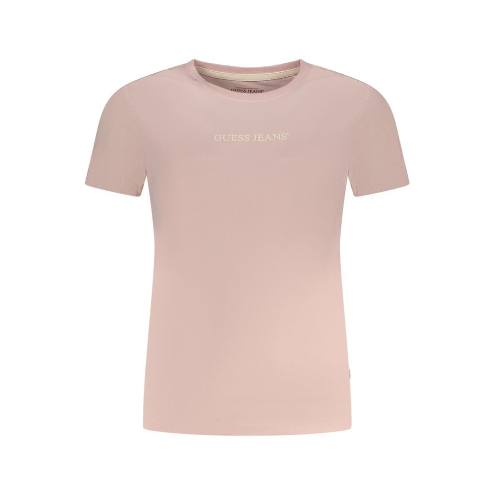 Pink Cotton Tops & T-Shirt