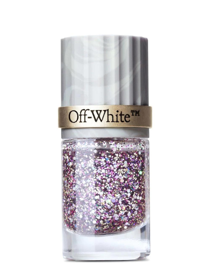 OFF-WHITE glitter nail polish-0