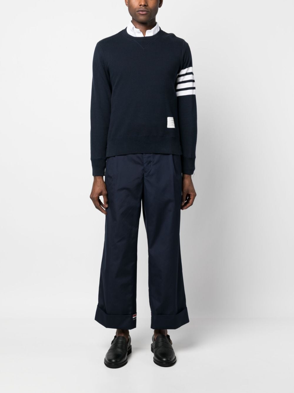 RWB-stripe tailored trousers-1