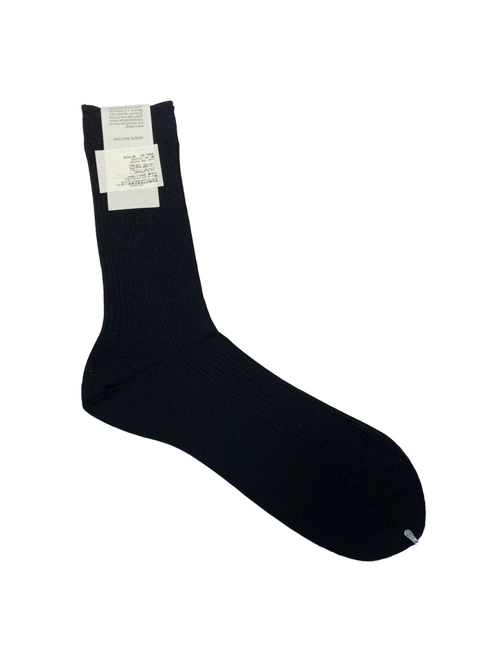 ribbed cotton socks-0