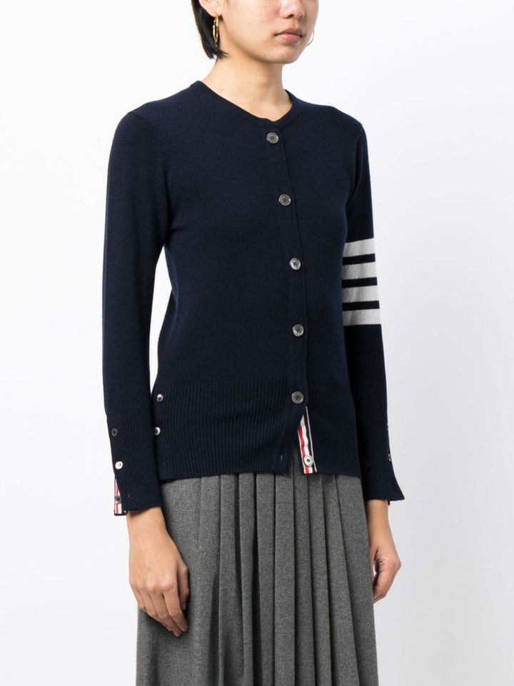 4-bar stripe cardigan-2