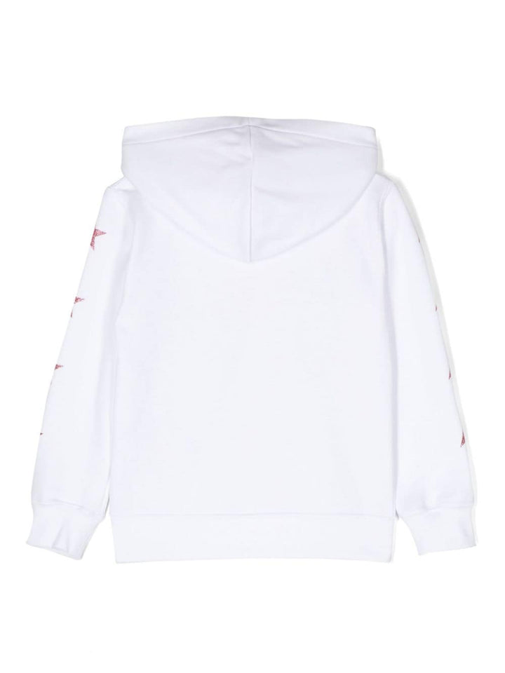 star-print zipped hoodie-1