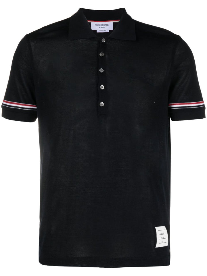 RWB-stripe polo shirt-0