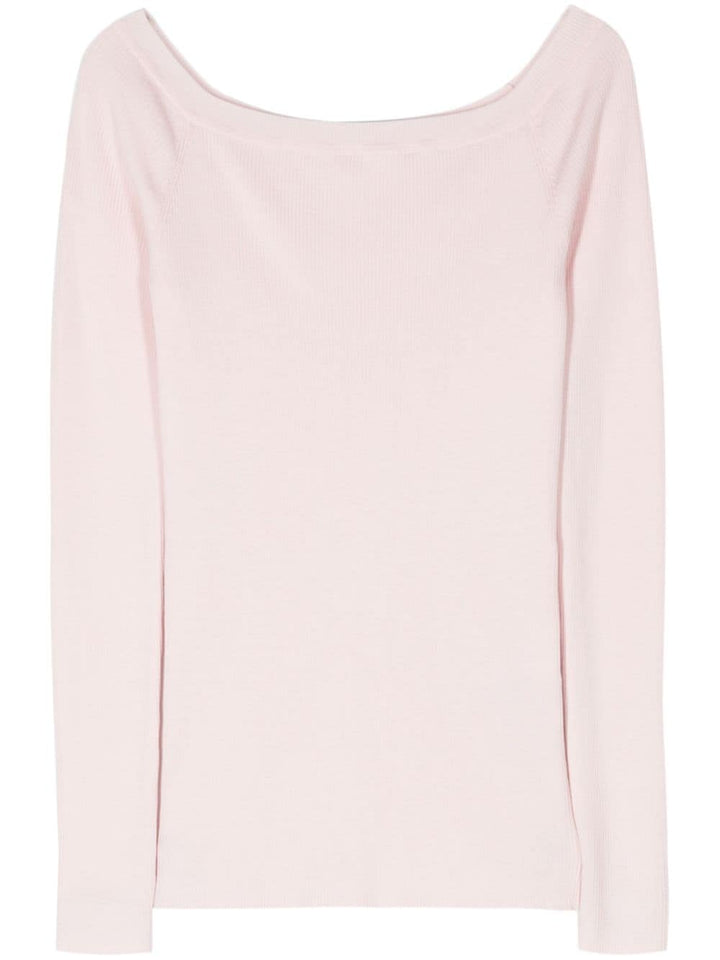 fine-ribbed jumper-4