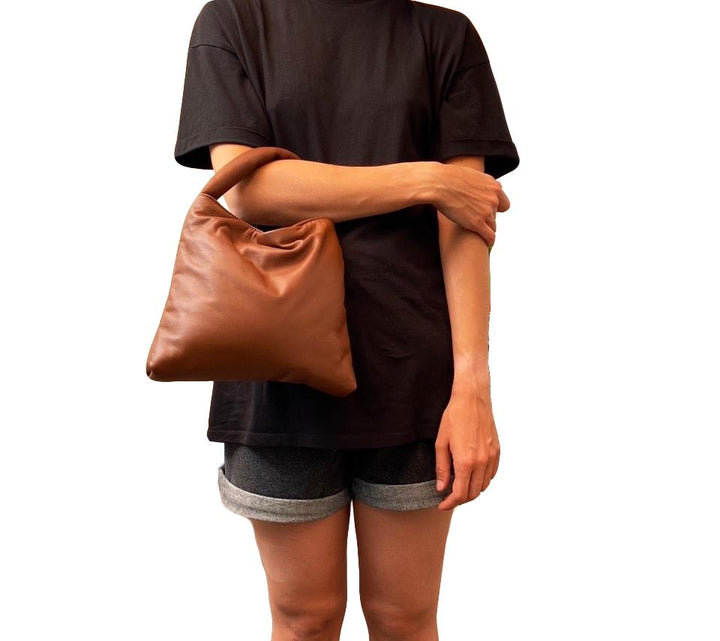 LA ROSE nappa bag cuoio-2