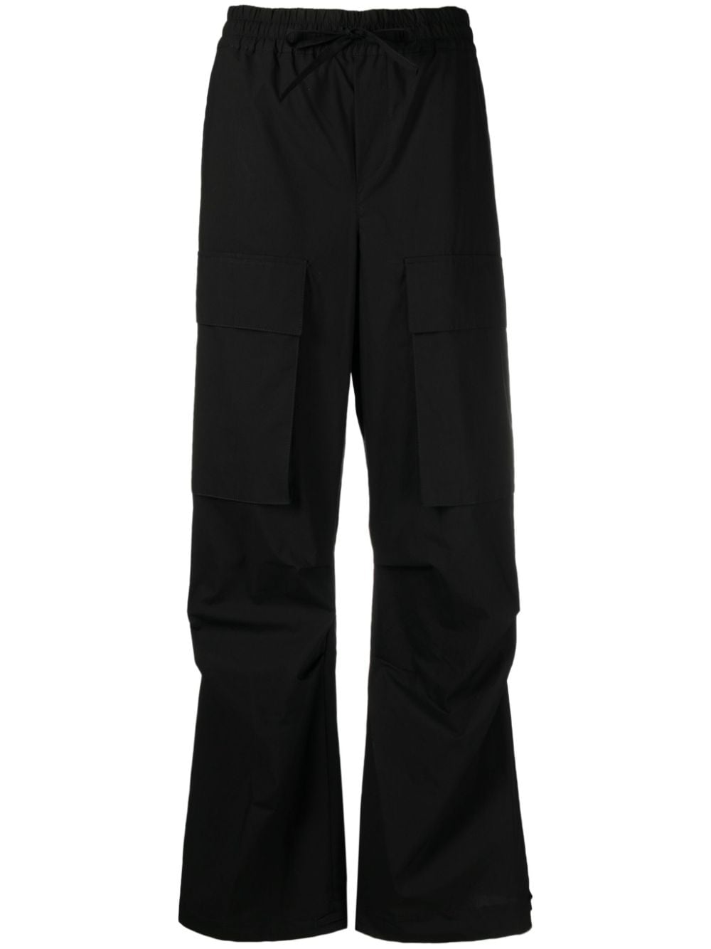 straight-leg cargo trousers-1