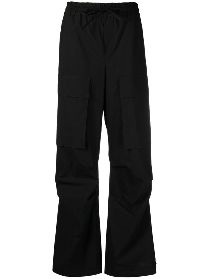 straight-leg cargo trousers-1