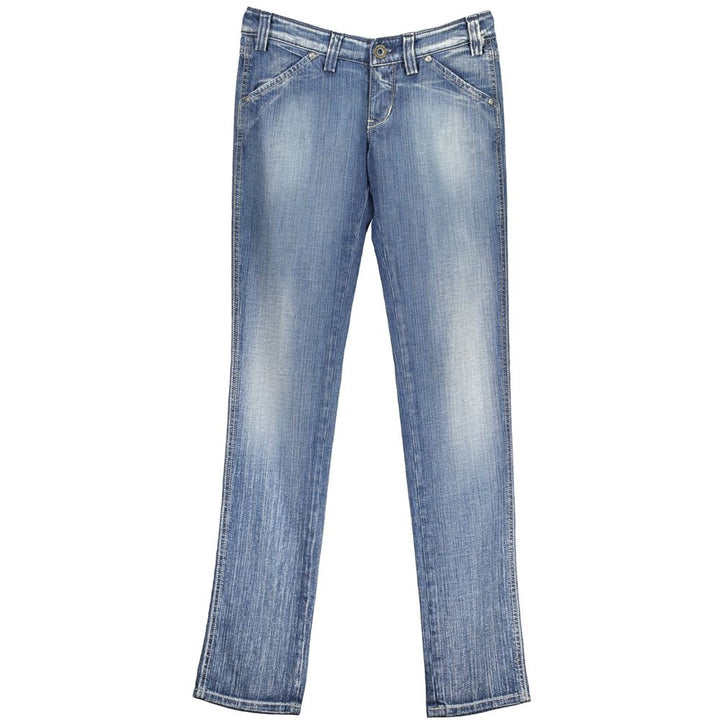 Blue Cotton Jeans & Pant