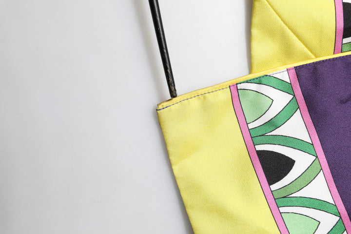 Blue Floral Print Silk Long Sleeves Wrap Robe