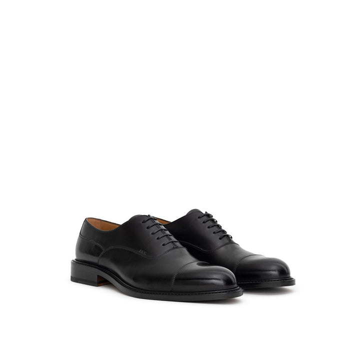 Black Leather Oxfords And Derby