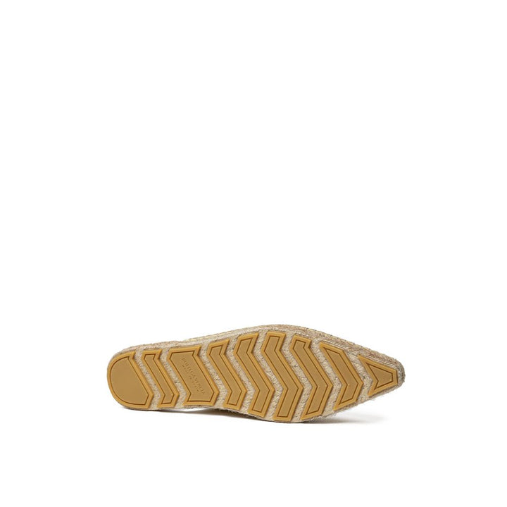 Yellow Leather Espadrille