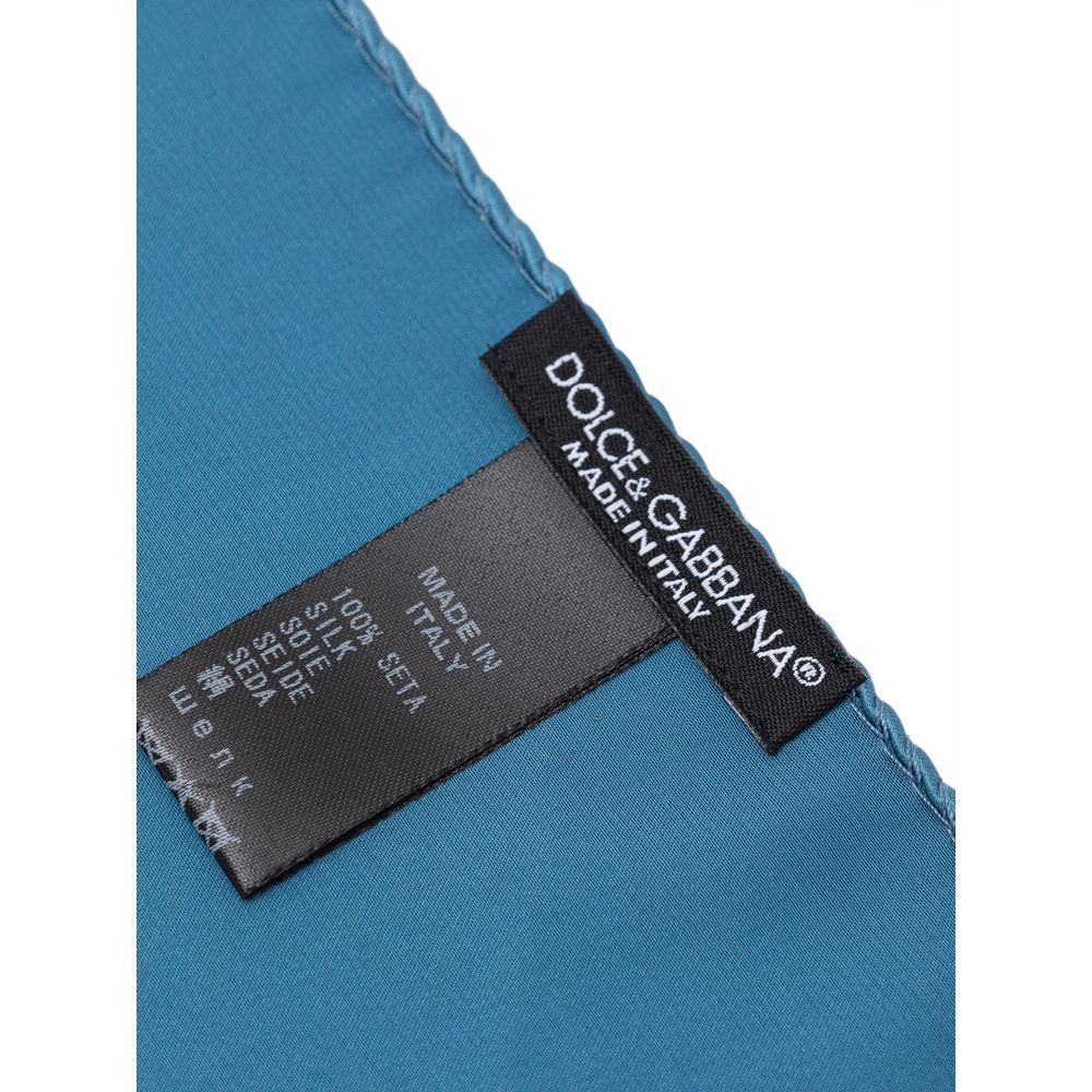 Light Blue Silk Pocket Square