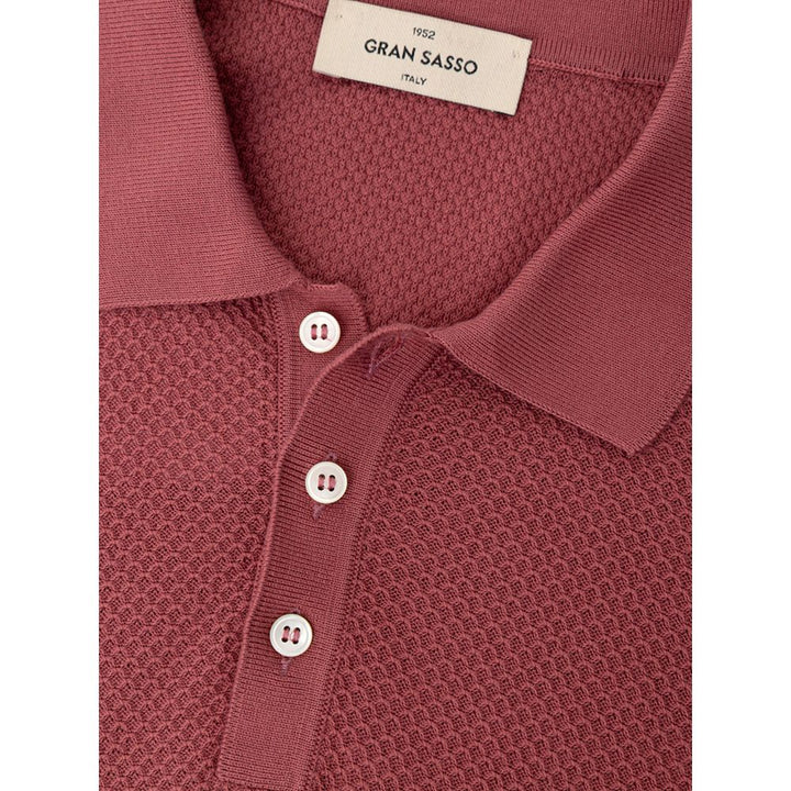 Red Cotton Polo Shirt
