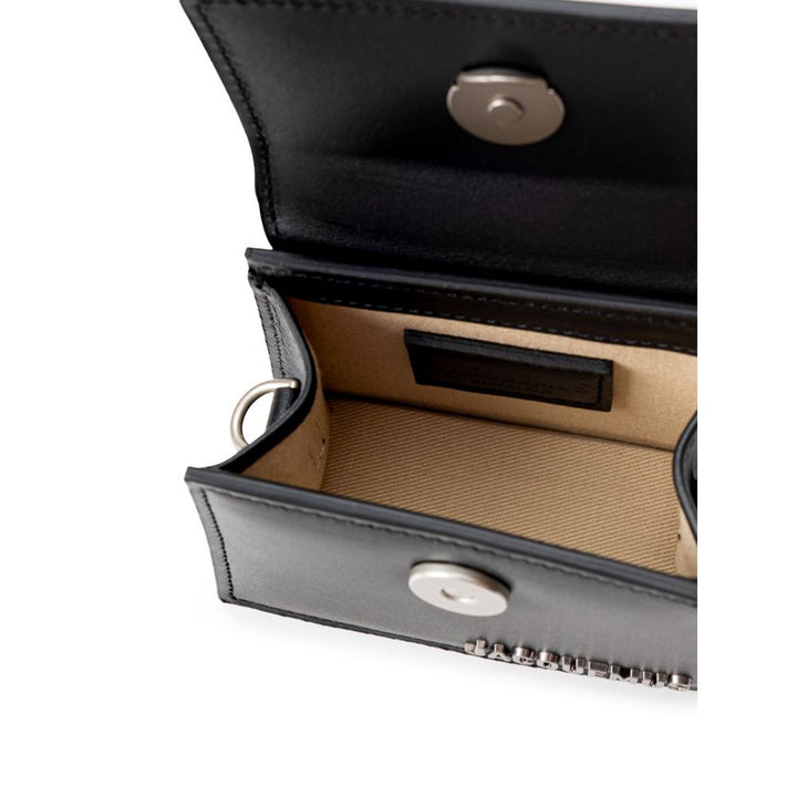 Black Leather Sweatshirt