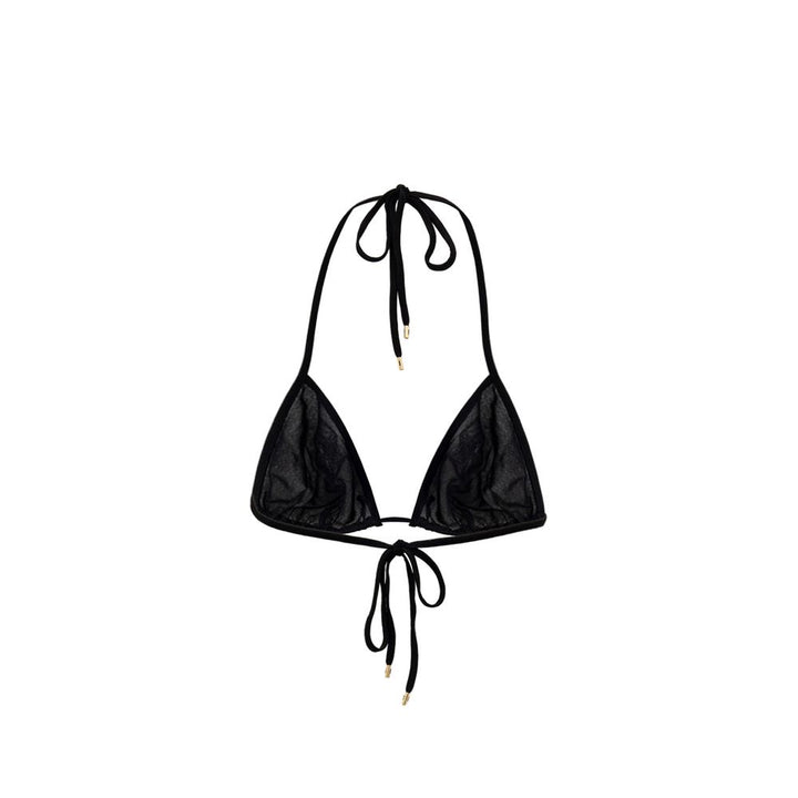 Black Viscose Bra