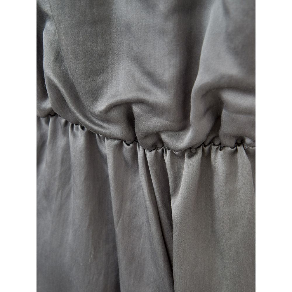 Gray Silk Long
