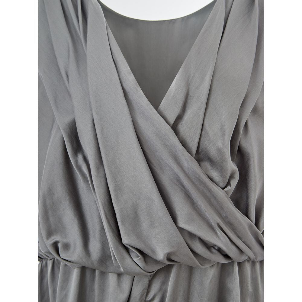 Gray Silk Long