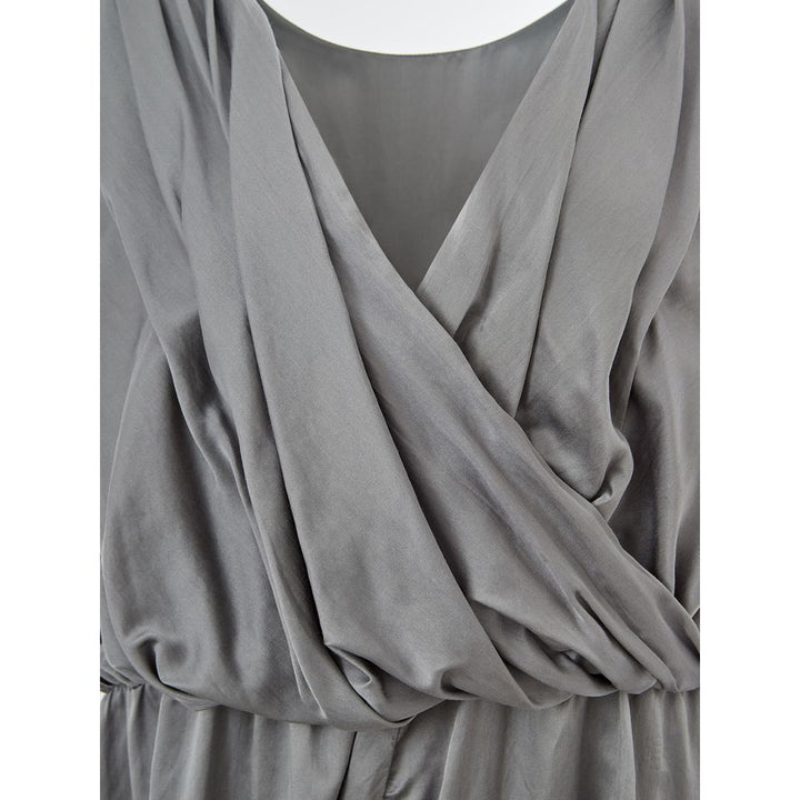 Gray Silk Long