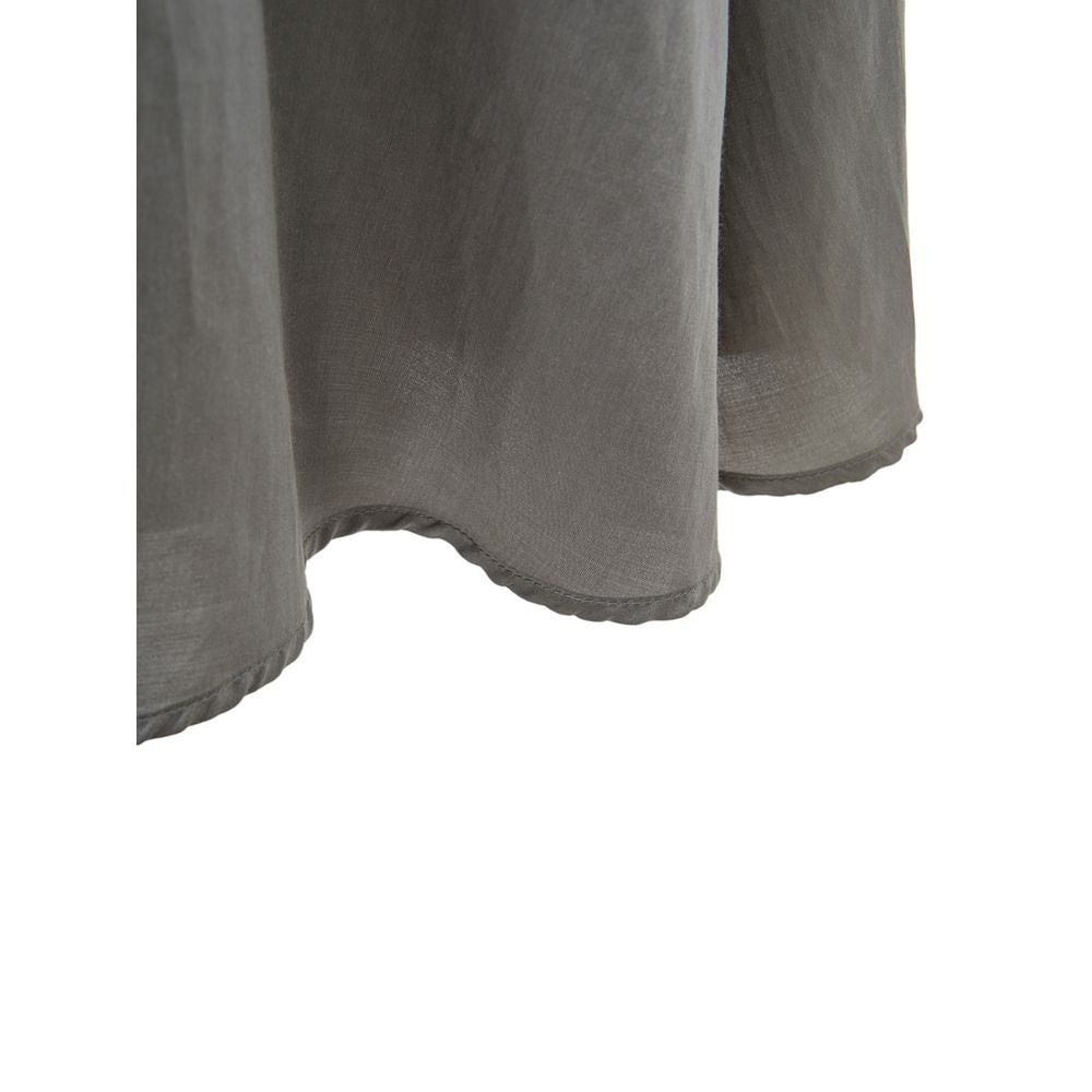 Gray Silk Long