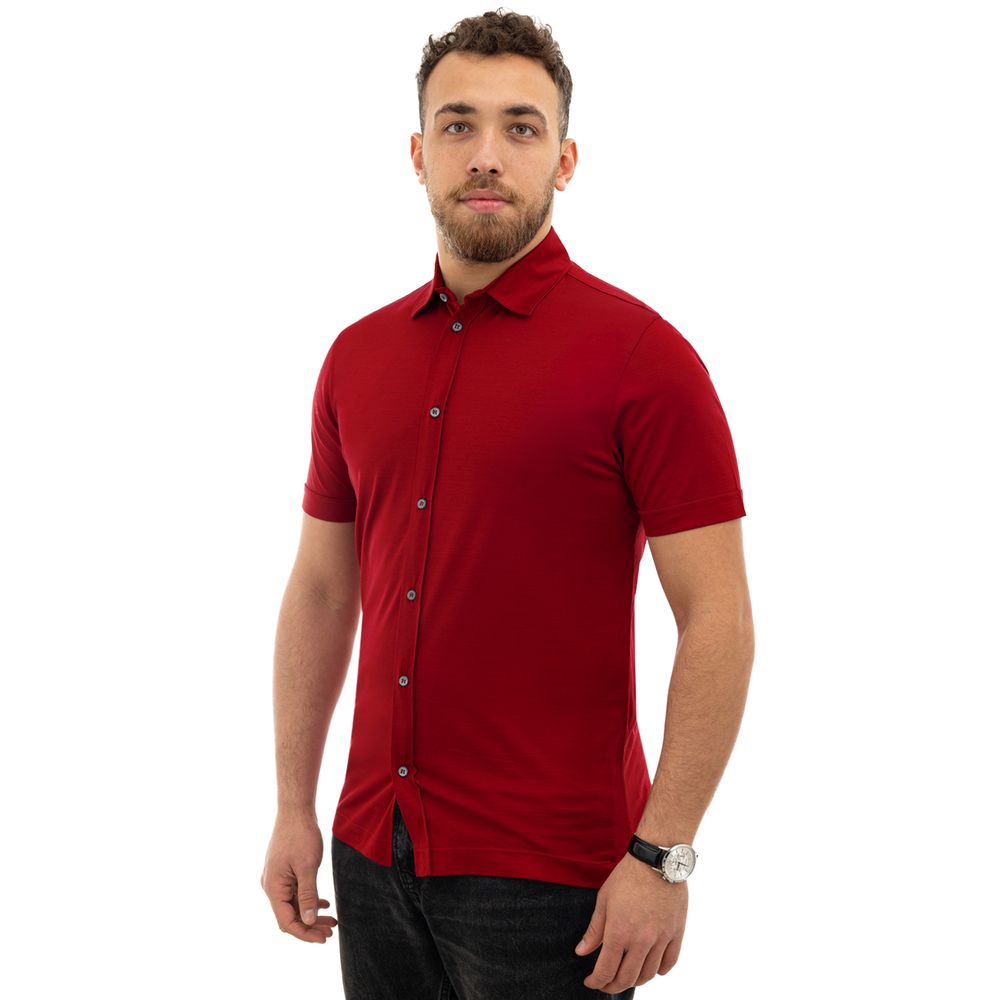 Red Cotton Shirt