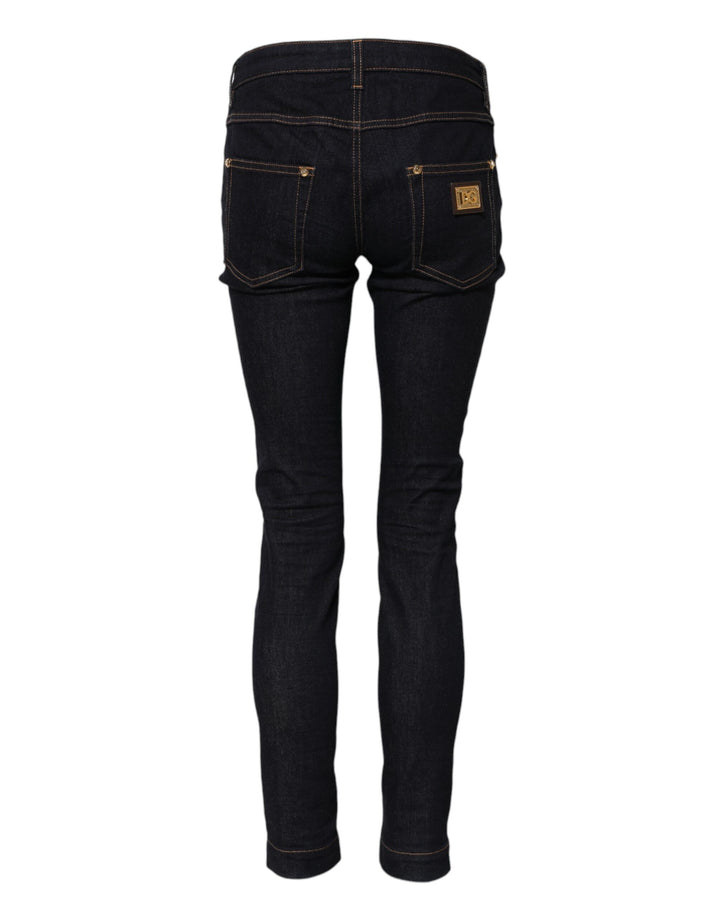 Blue Cotton PRETTY LowWaist Skinny Denim Jeans