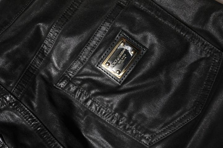 Black GRACE High Waist Skinny Denim Jeans