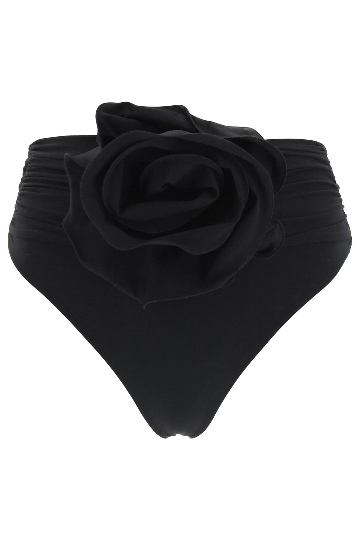 Magda butrym high-waisted bikini briefs with flower clip-0