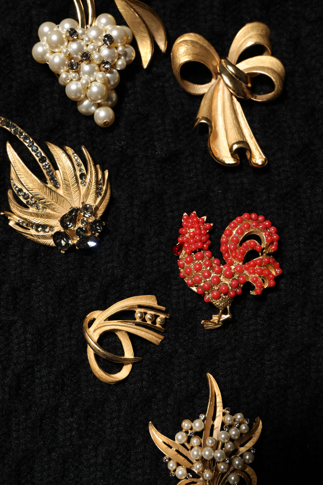 Black Cashmere Quilted Embellished Jacket