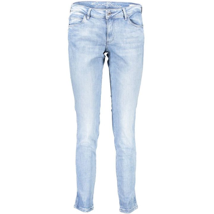 Blue Cotton Jeans & Pant