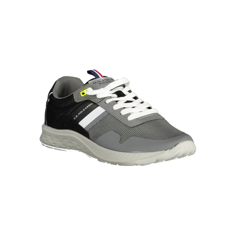 Gray Polyester Sneaker