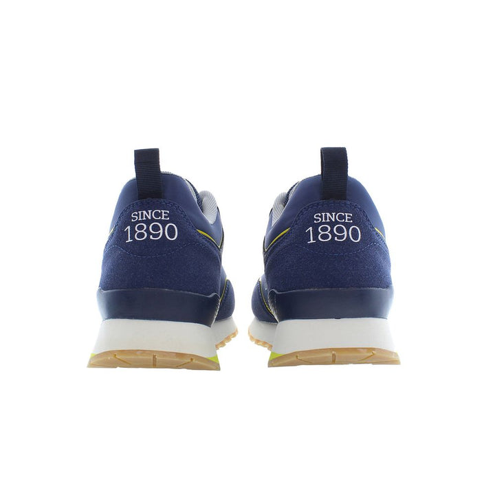 Blue Polyester Sneaker