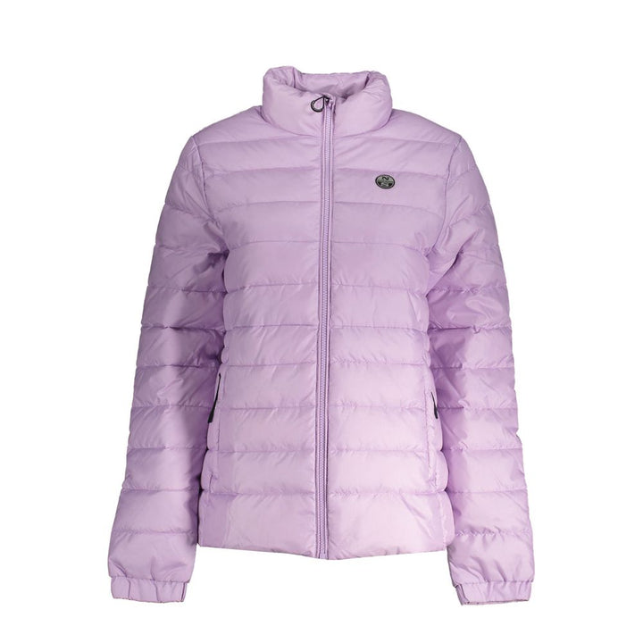 Pink Polyester Jackets & Coat