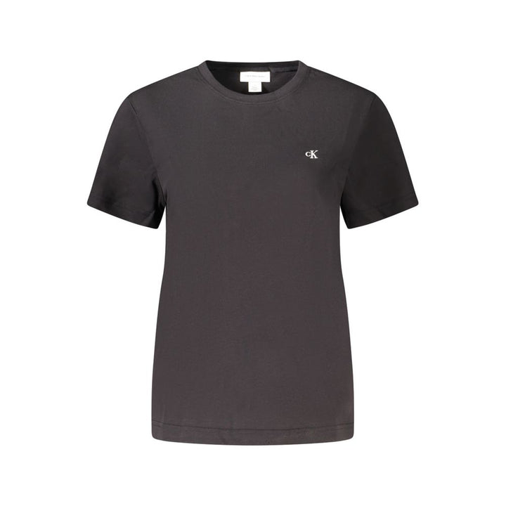 Black Cotton Tops & T-Shirt