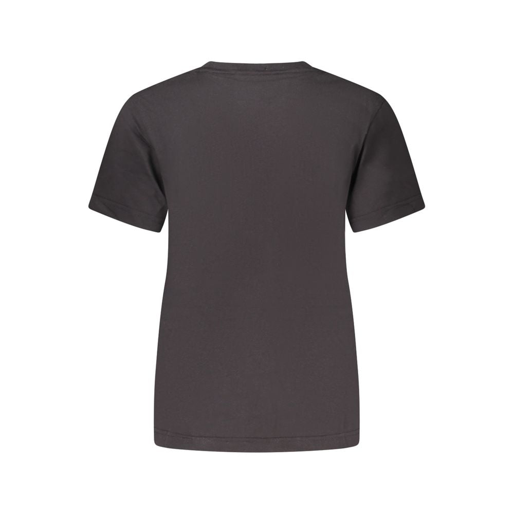 Black Cotton Tops & T-Shirt