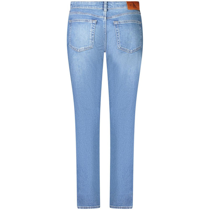 Blue Cotton Jeans & Pant