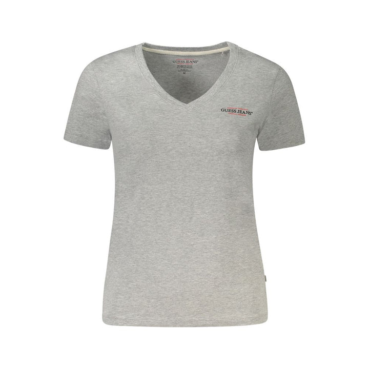Gray Cotton Tops & T-Shirt