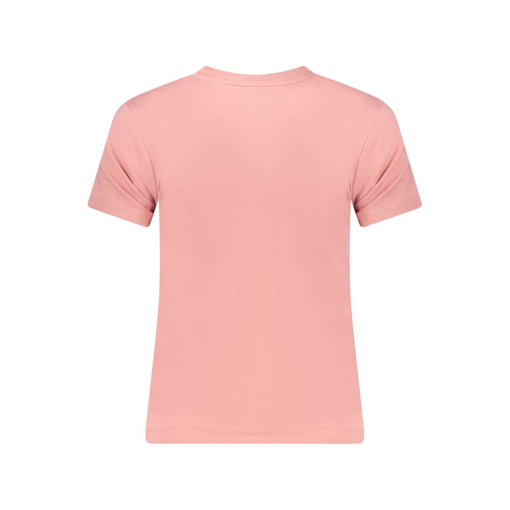 Pink Cotton Tops & T-Shirt