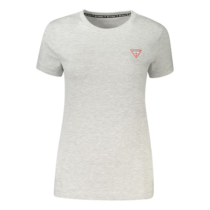 Gray Cotton Tops & T-Shirt