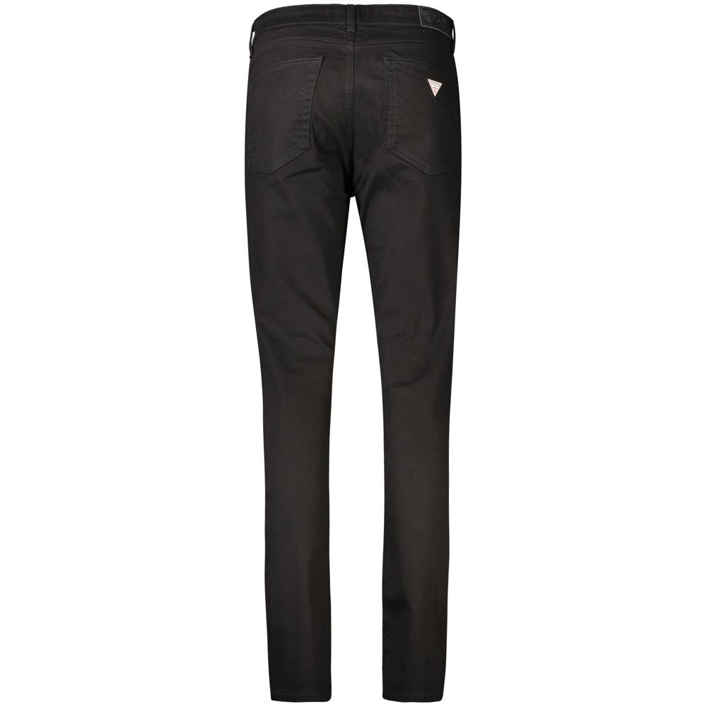 Black Cotton Jeans & Pant