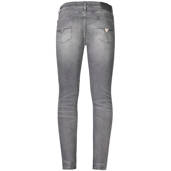 Gray Cotton Jeans & Pant