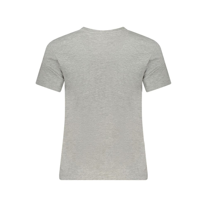 Gray Cotton Tops & T-Shirt