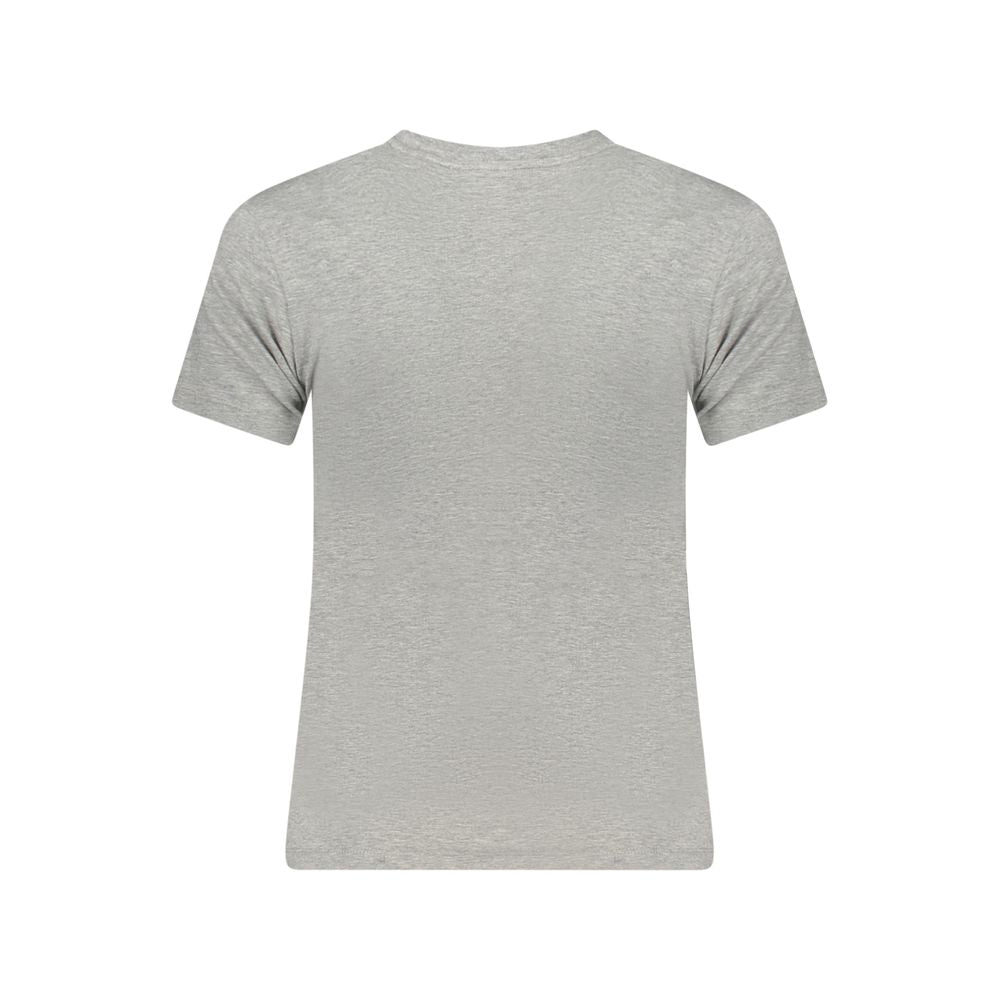 Gray Cotton Tops & T-Shirt