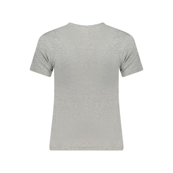 Gray Cotton Tops & T-Shirt