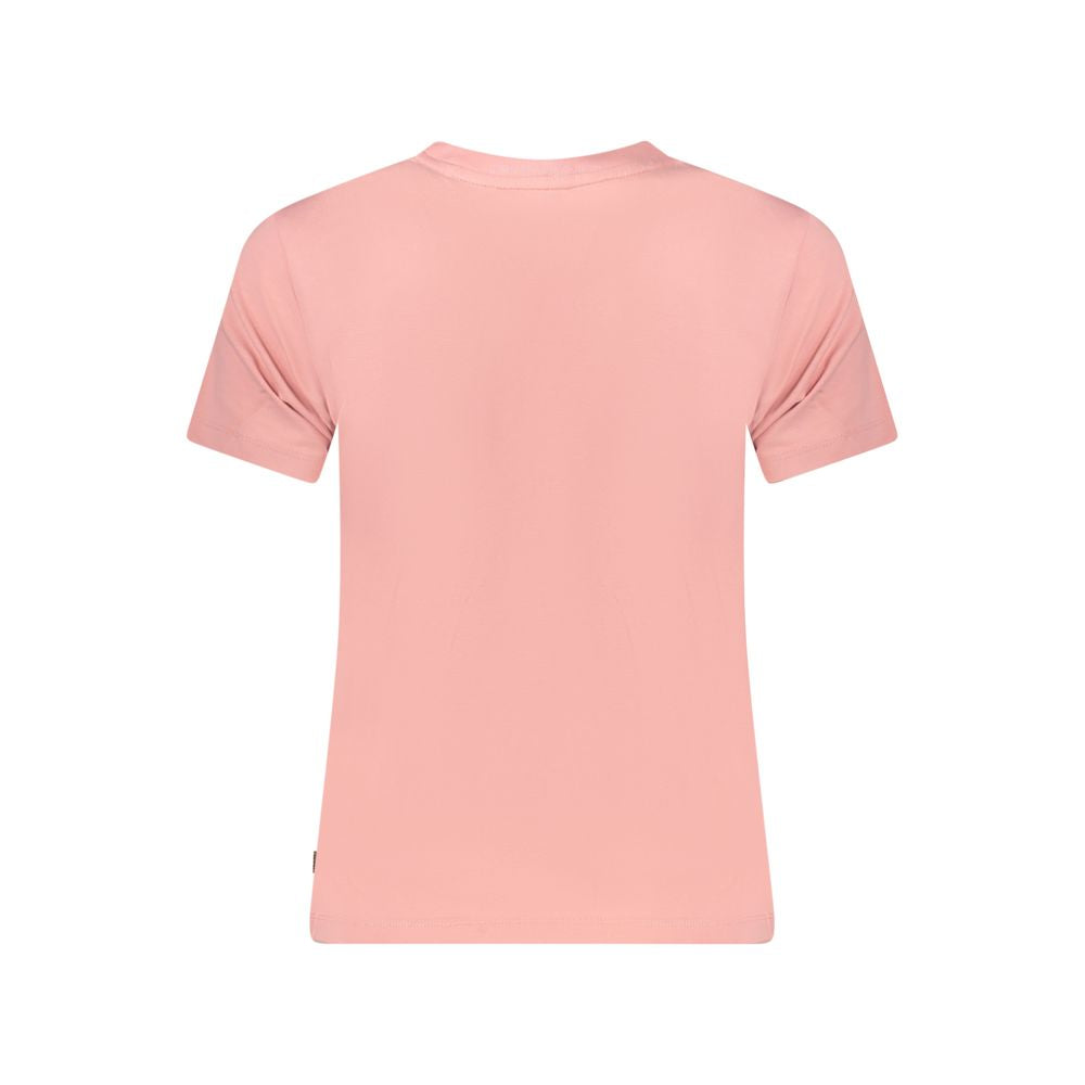 Pink Cotton Tops & T-Shirt